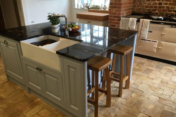 Coconut House Kitchen and Island