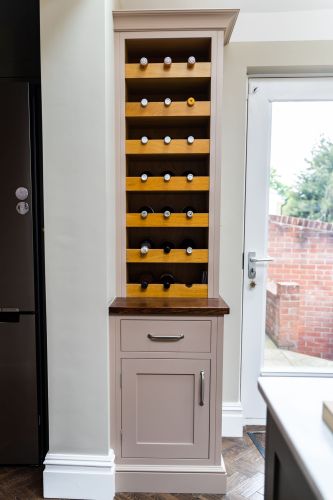 Custom Wine Rack Design and Installation by Precision Made Joinery