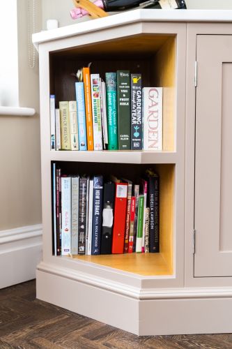 End of Drawers Bookcase Area