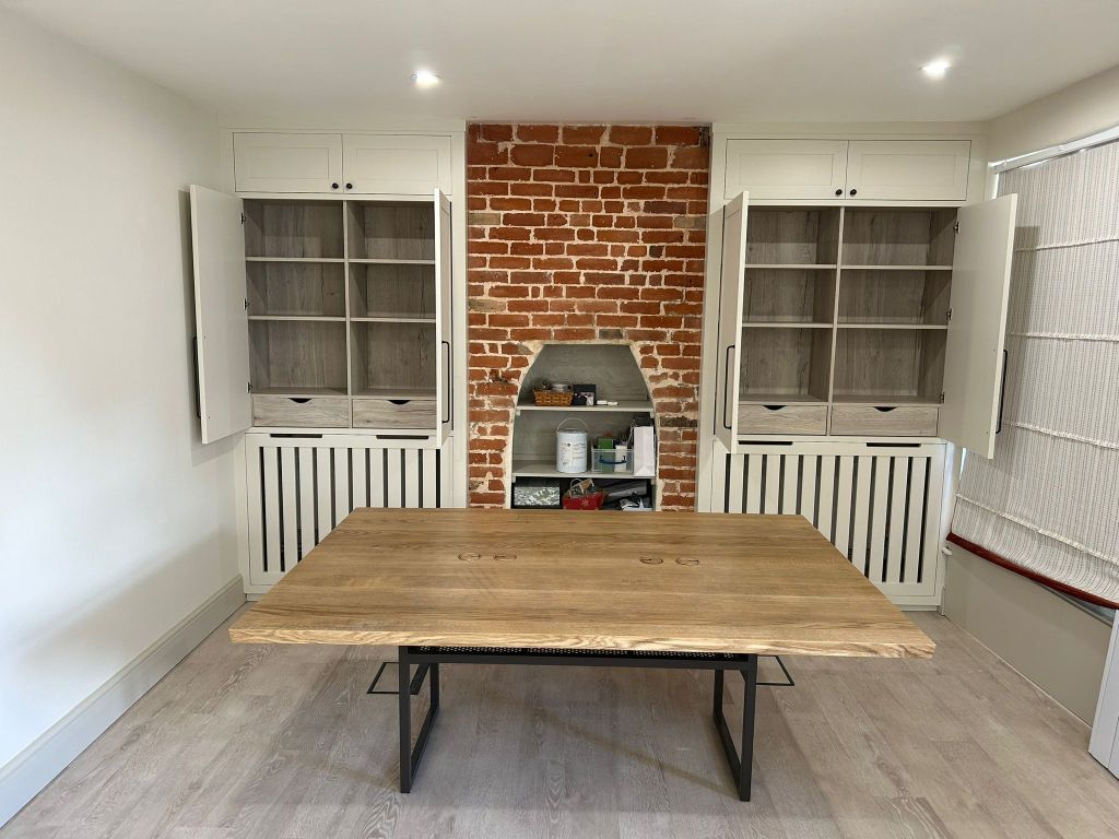 Custom Made Oak Top Table