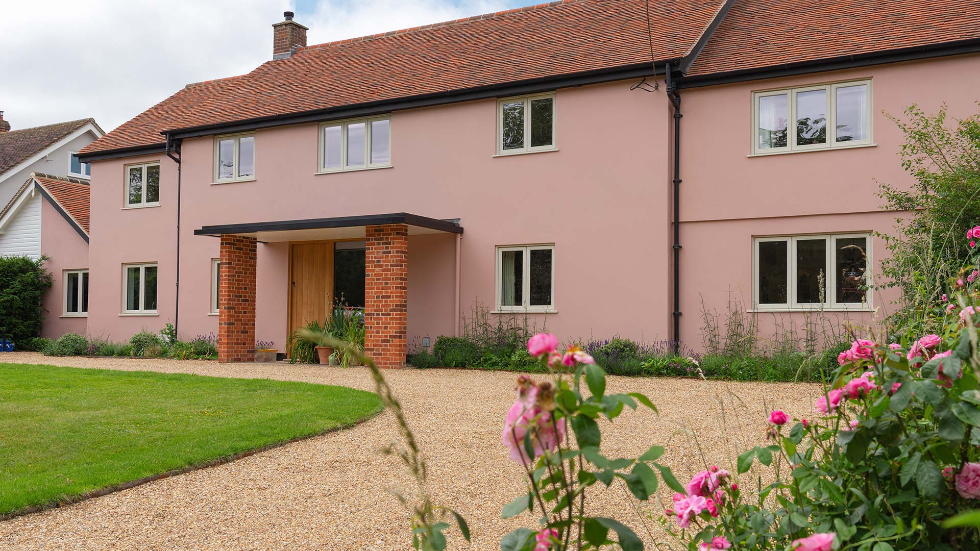 Bespoke Accoya Windows & European Oak Entrance Door